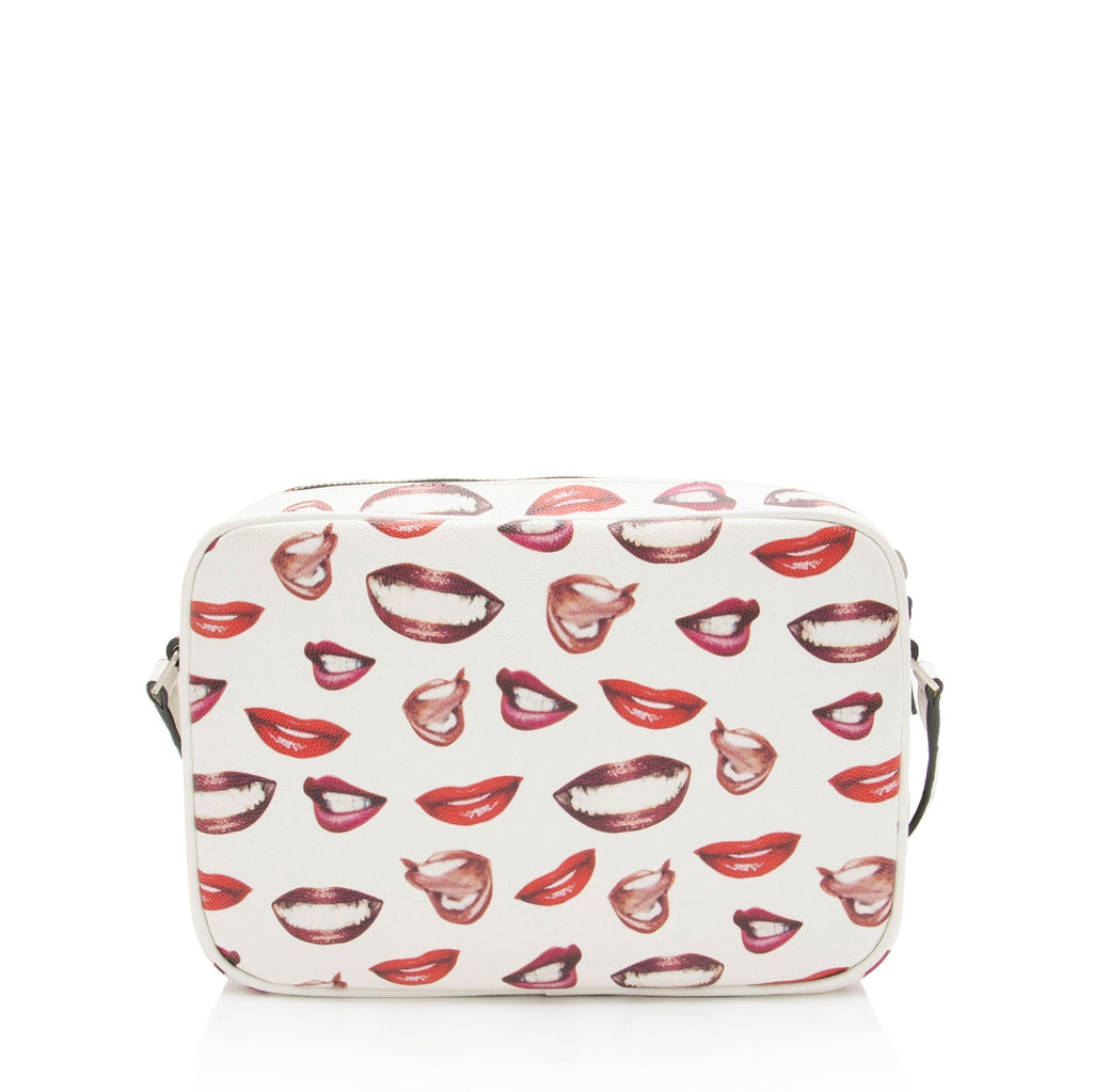 Saint Laurent Grain de Poudre Lips Monogram Lou Camera Bag