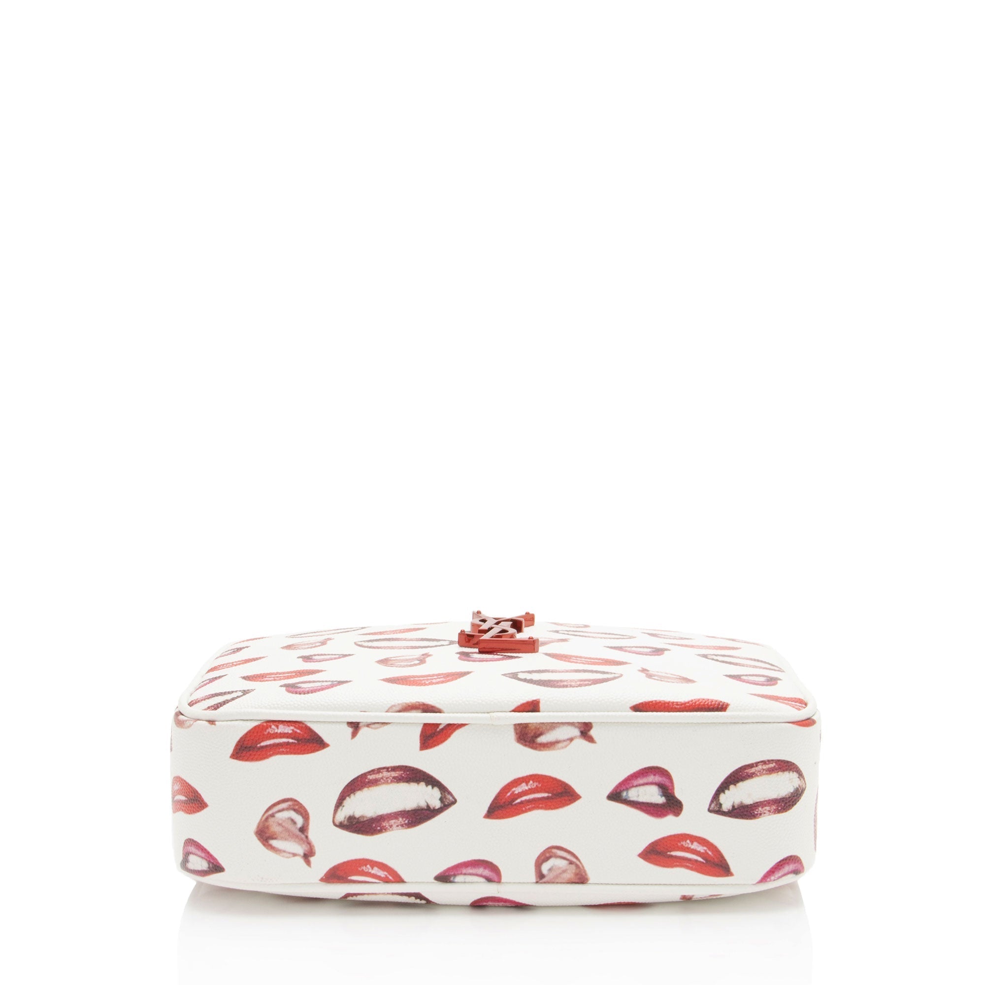 Saint Laurent Grain de Poudre Lips Monogram Lou Camera Bag