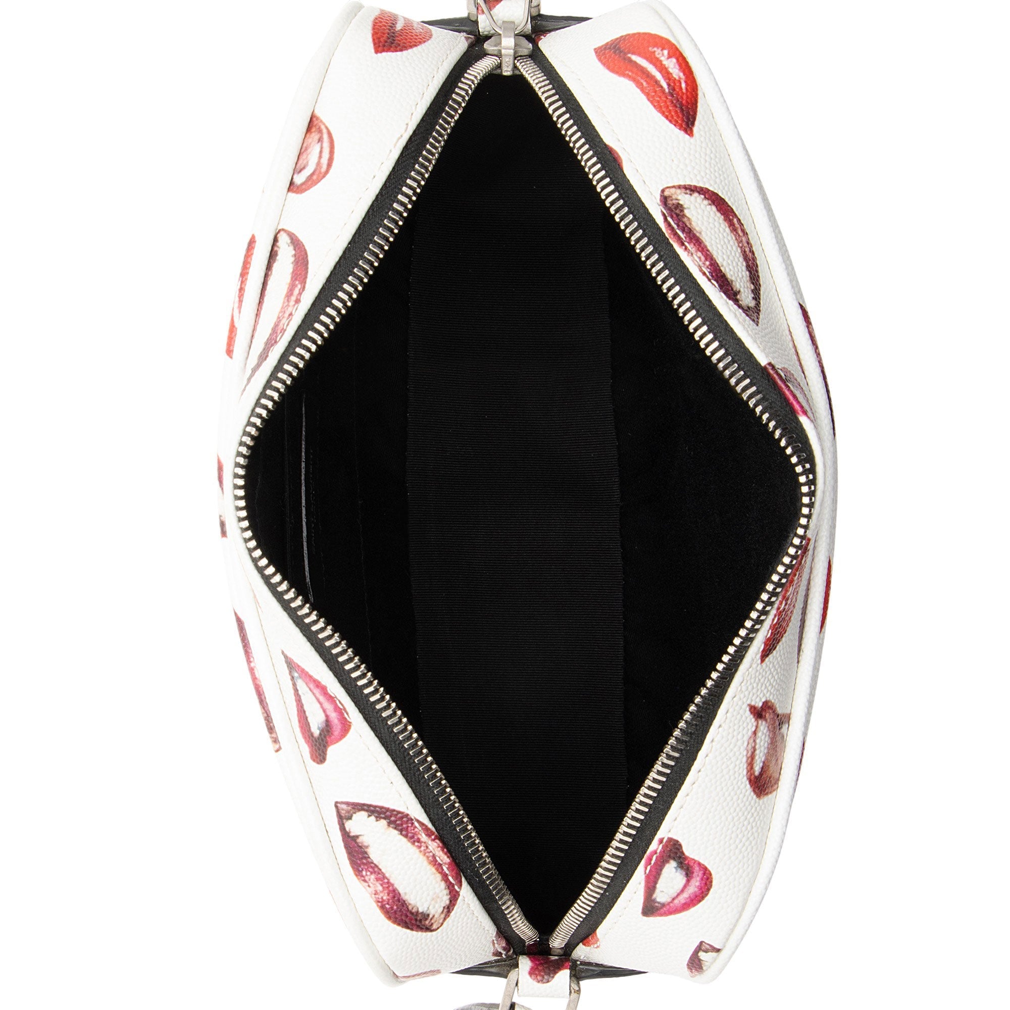 Saint Laurent Grain de Poudre Lips Monogram Lou Camera Bag