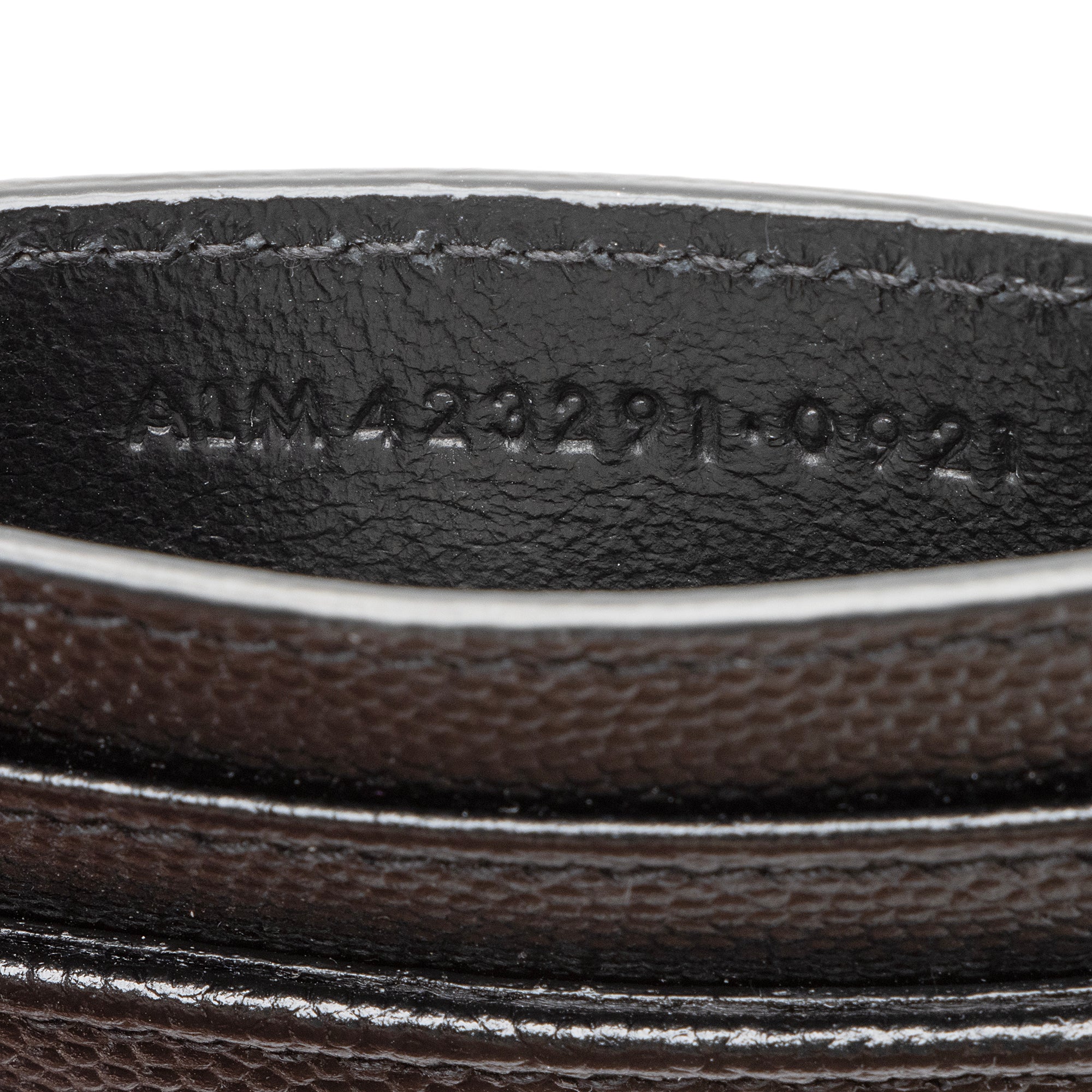 Saint Laurent Grain de Poudre Monogram Card Case (SHF-23687)