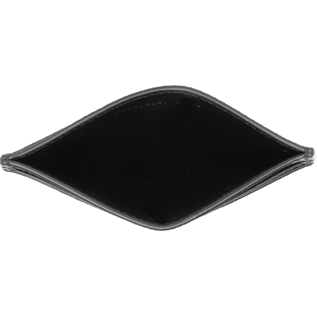 Saint Laurent Grain de Poudre Monogram Card Case (SHF-23859)