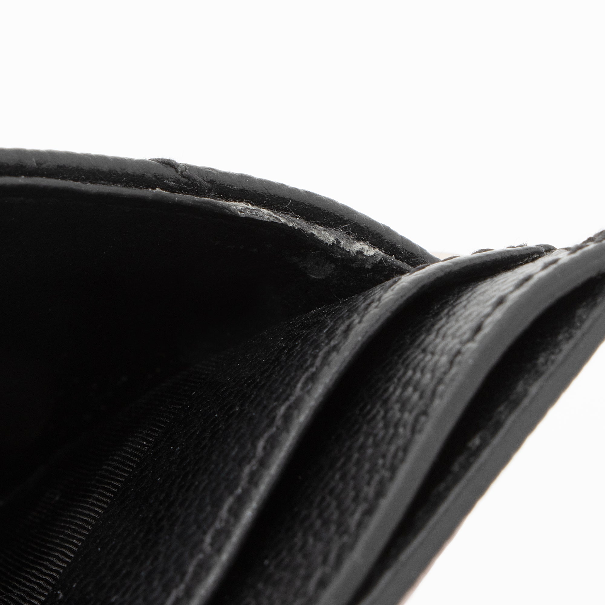Saint Laurent Matelasse Grain de Poudre Monogram Card Case (SHF-dAEZr6)