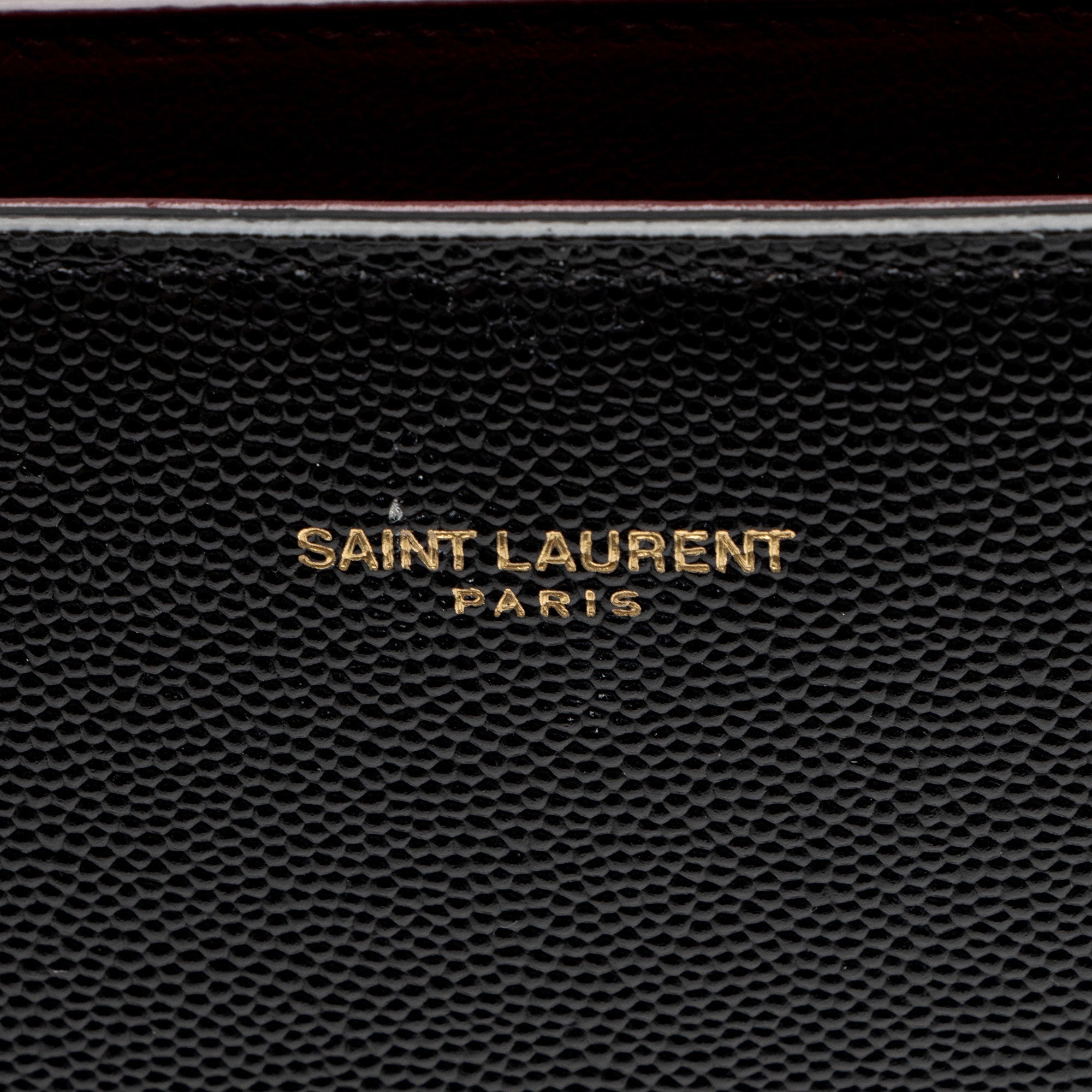 Saint Laurent Grain de Poudre Monogram Cassandra Medium Top Handle (SHF-HGeoF5)