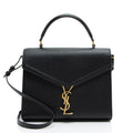 Saint Laurent Grain de Poudre Monogram Cassandra Medium Top Handle