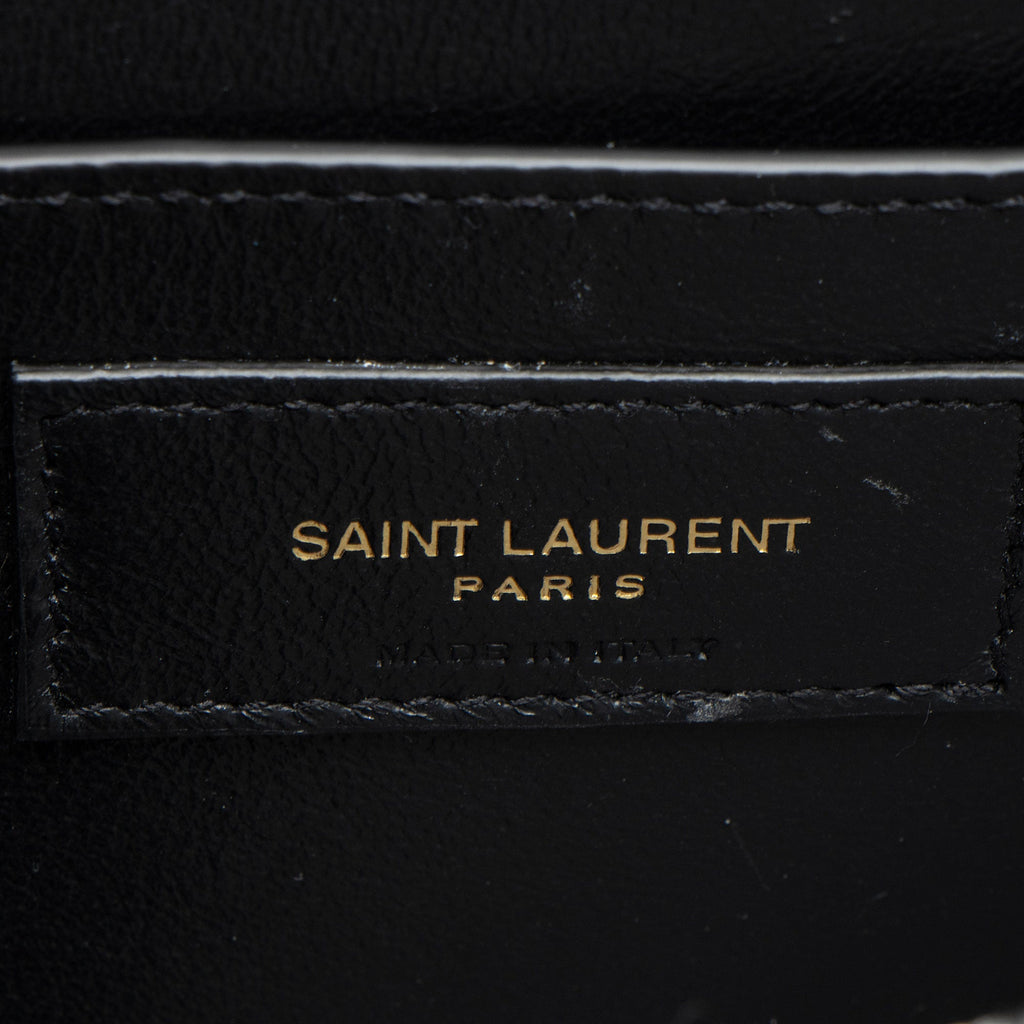 Saint Laurent Grain de Poudre Monogram Cassandra Medium Top Handle