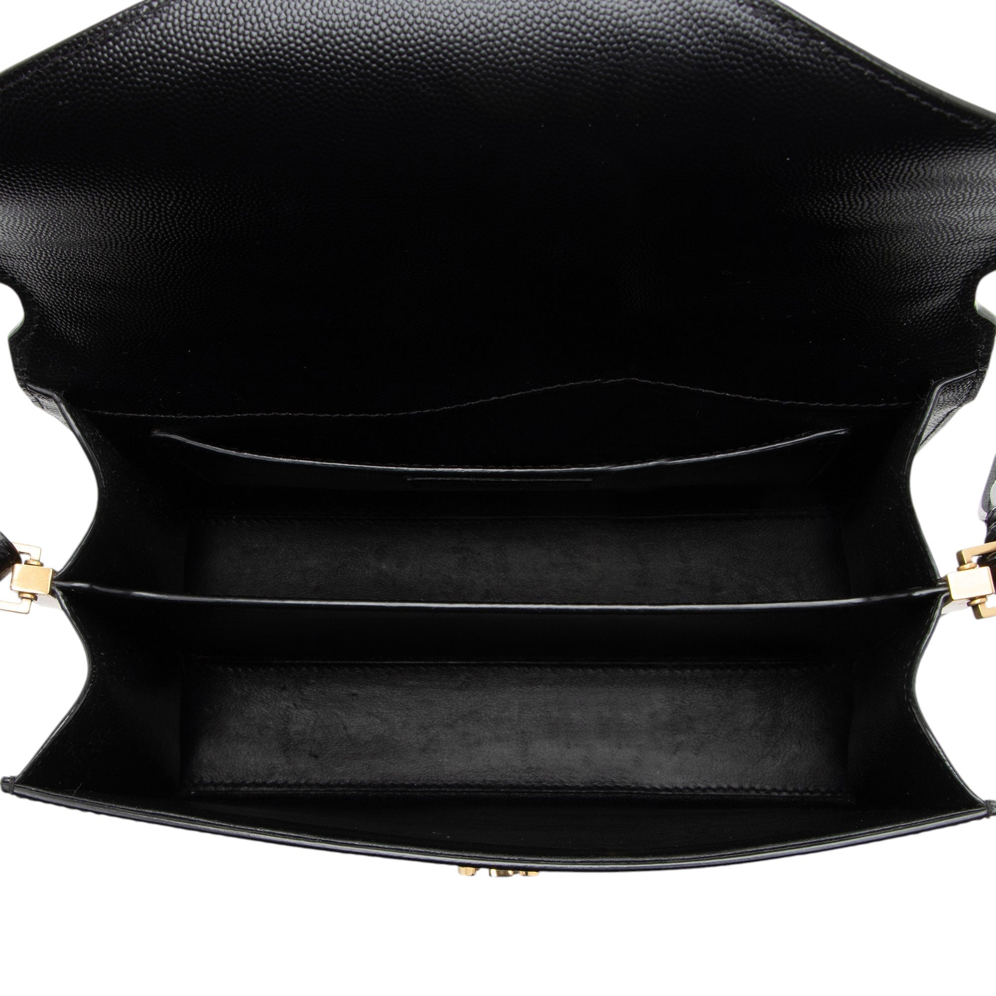 Saint Laurent Grain de Poudre Monogram Cassandra Medium Top Handle