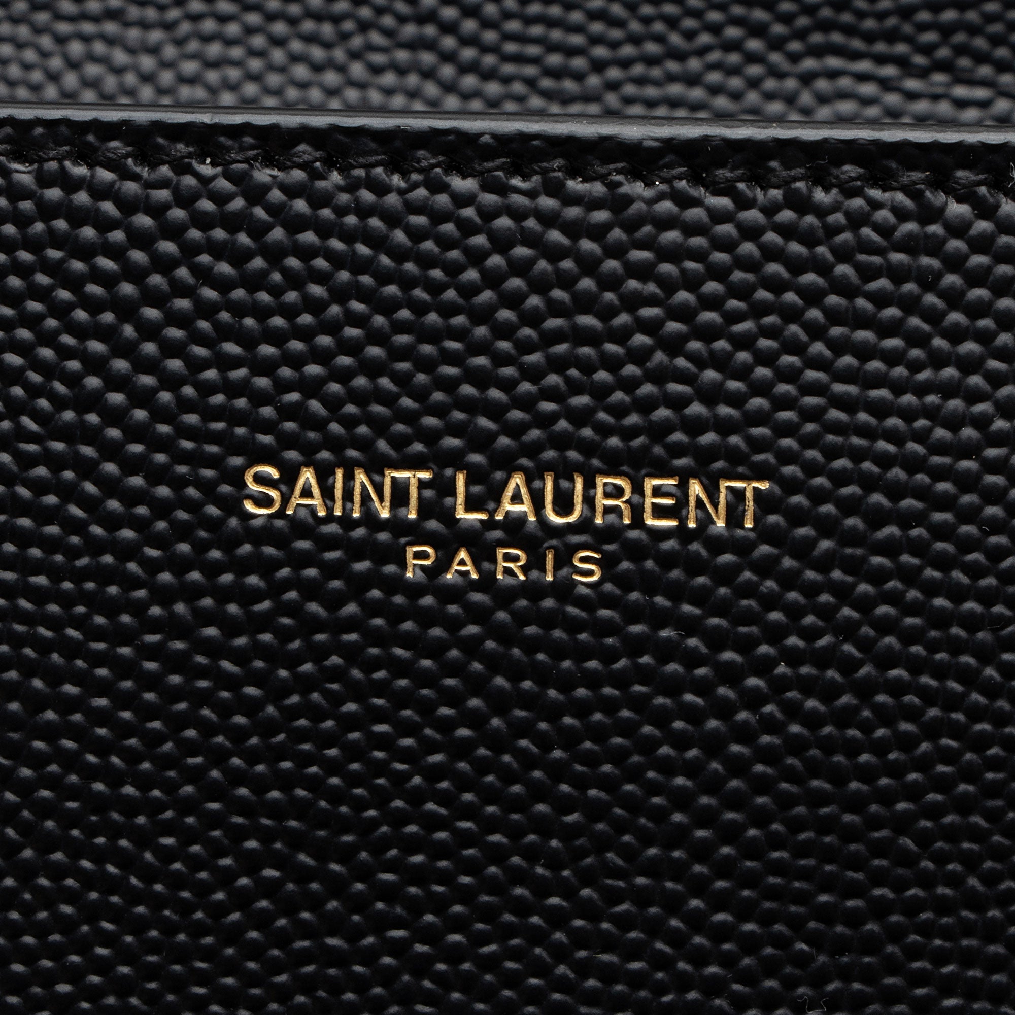 Saint Laurent Grain de Poudre Monogram Cassandra Medium Top Handle