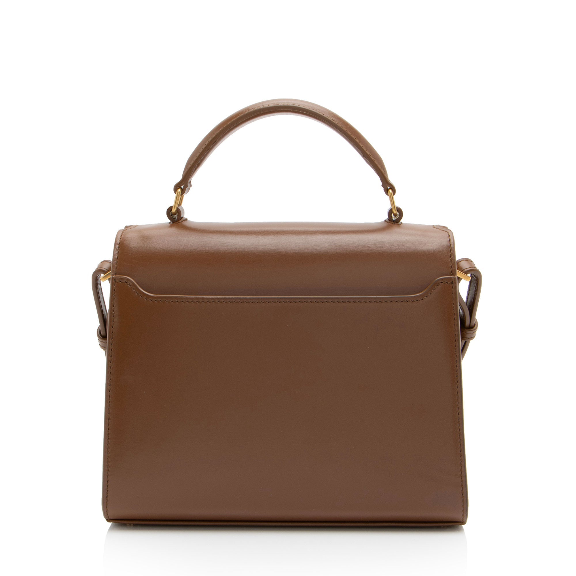 Saint Laurent Grain de Poudre Monogram Cassandra Mini Top Handle