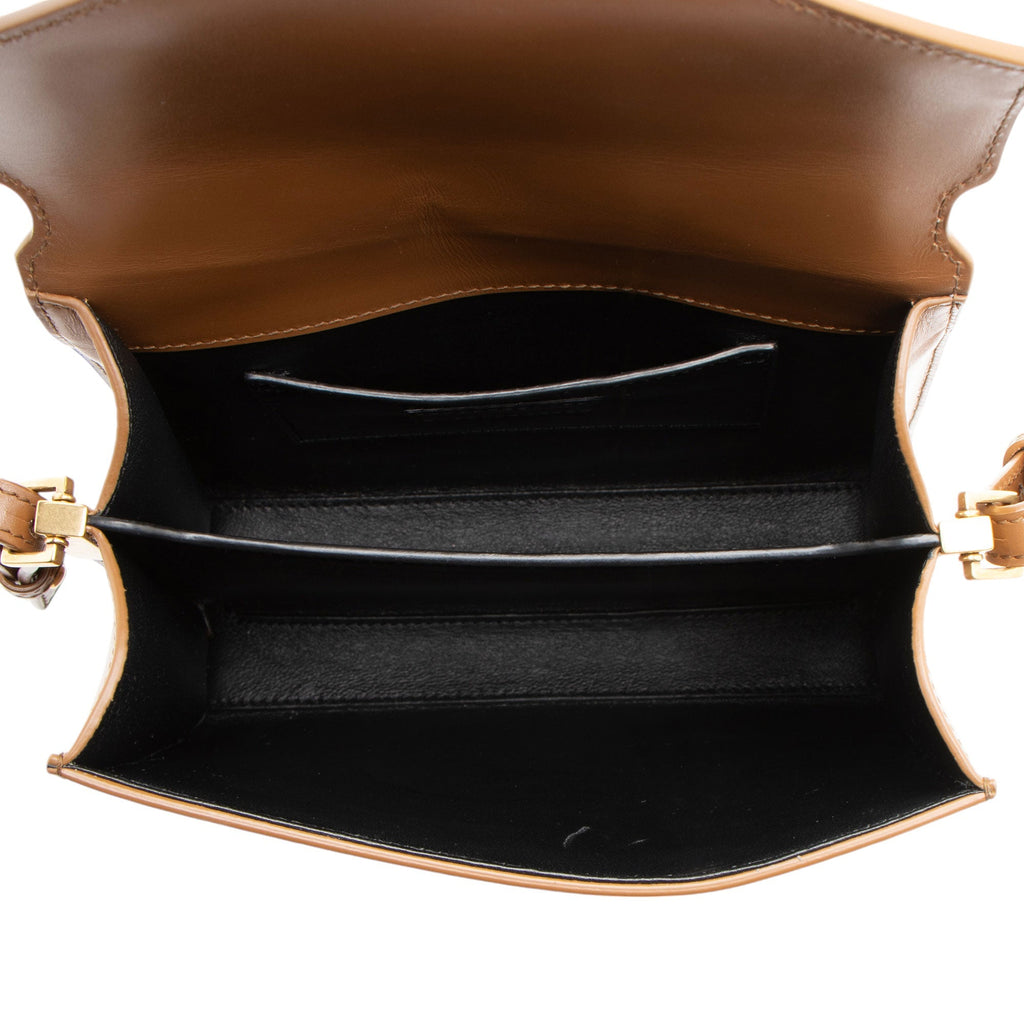 Saint Laurent Grain de Poudre Monogram Cassandra Mini Top Handle