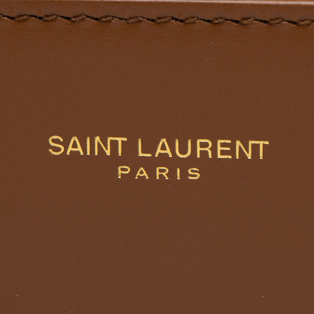 Saint Laurent Grain de Poudre Monogram Cassandra Mini Top Handle