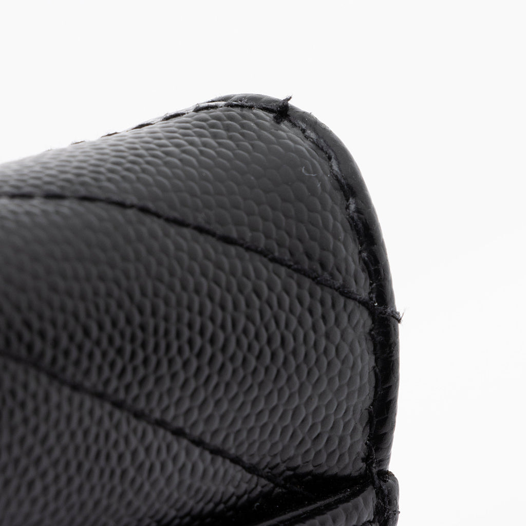 Saint Laurent Grain de Poudre Monogram Compact Tri-Fold Wallet (SHF-23573)