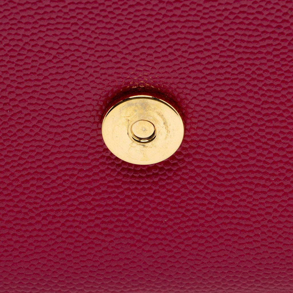 Saint Laurent Grain de Poudre Monogram Kate Clutch