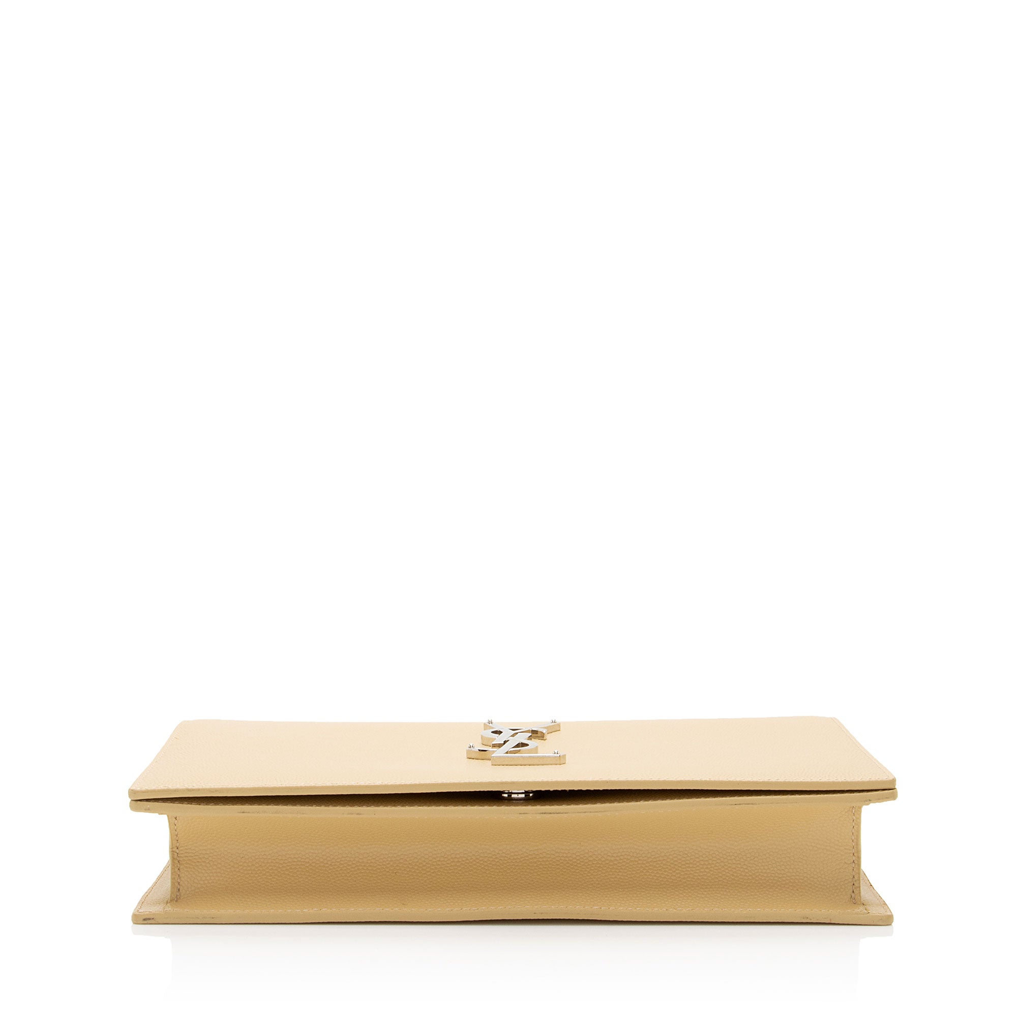 Saint Laurent Grain de Poudre Monogram Kate Clutch (SHF-y0Ya4u)