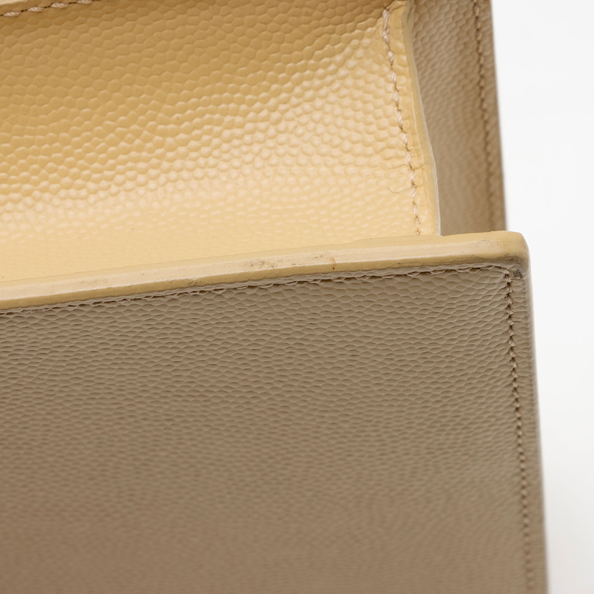 Saint Laurent Grain de Poudre Monogram Kate Clutch (SHF-y0Ya4u)