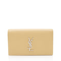 Saint Laurent Grain de Poudre Monogram Kate Clutch (SHF-y0Ya4u)