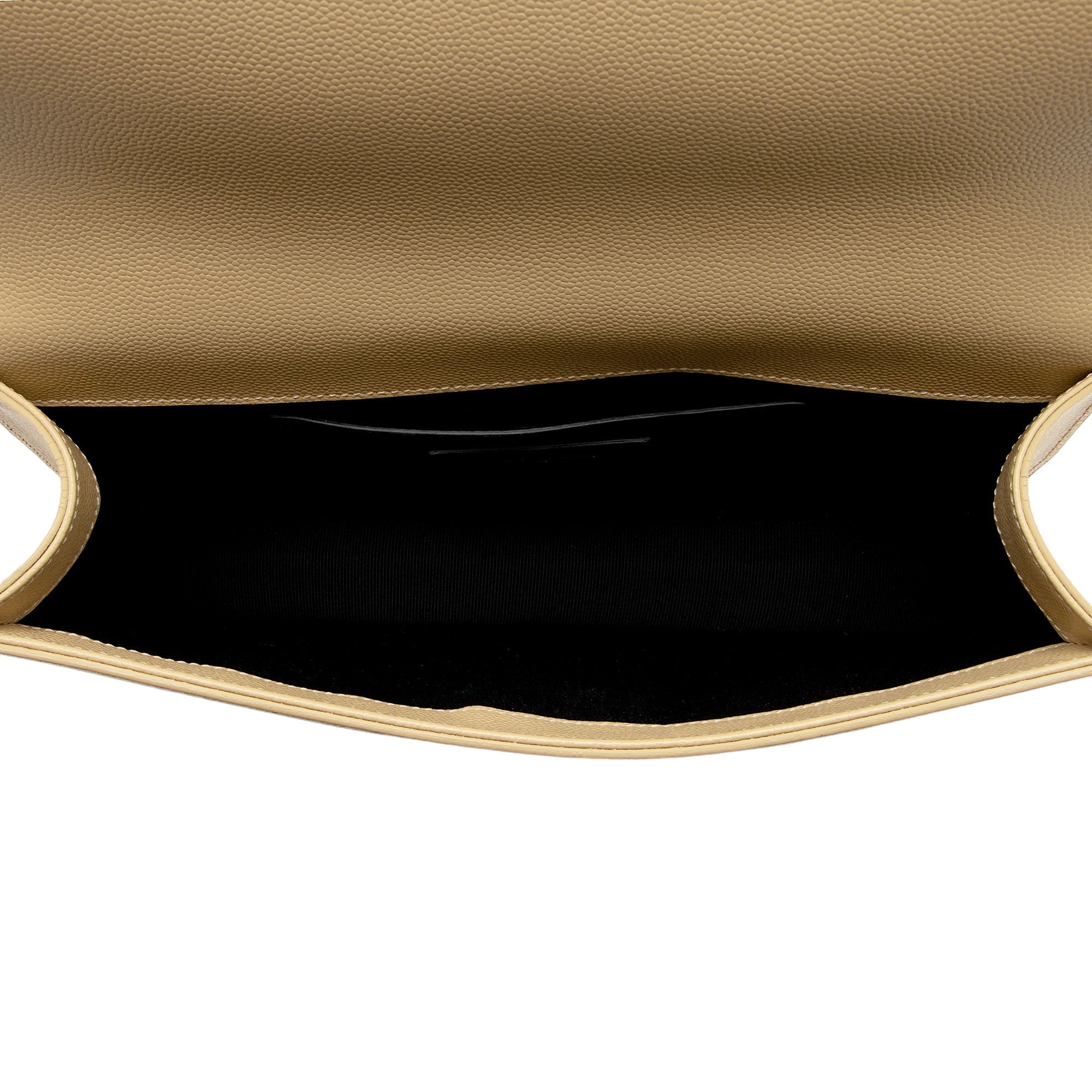 Saint Laurent Grain de Poudre Monogram Kate Clutch (SHF-y0Ya4u)