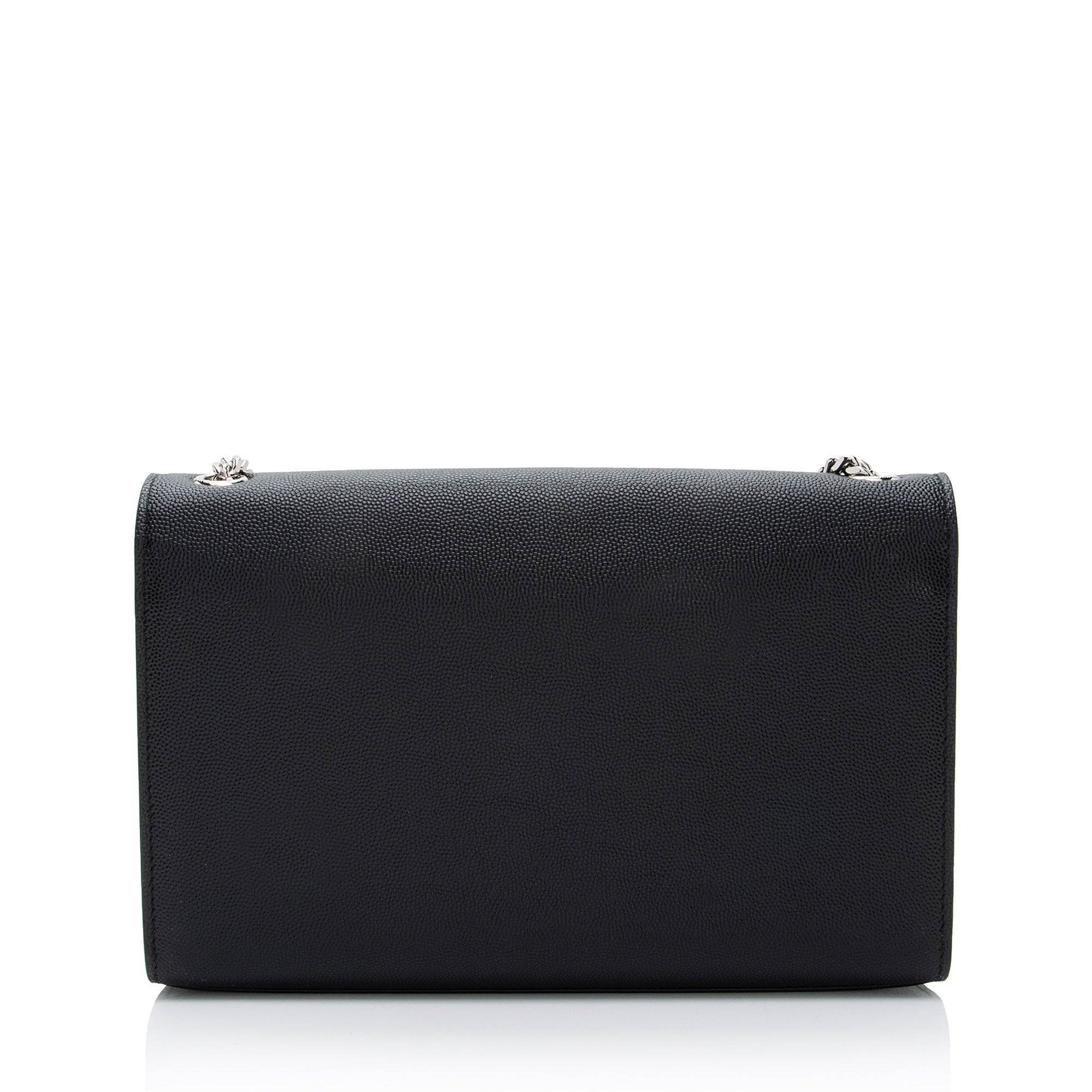 Saint Laurent Grain de Poudre Monogram Kate Medium Shoulder Bag (SHF-uJEVt3)