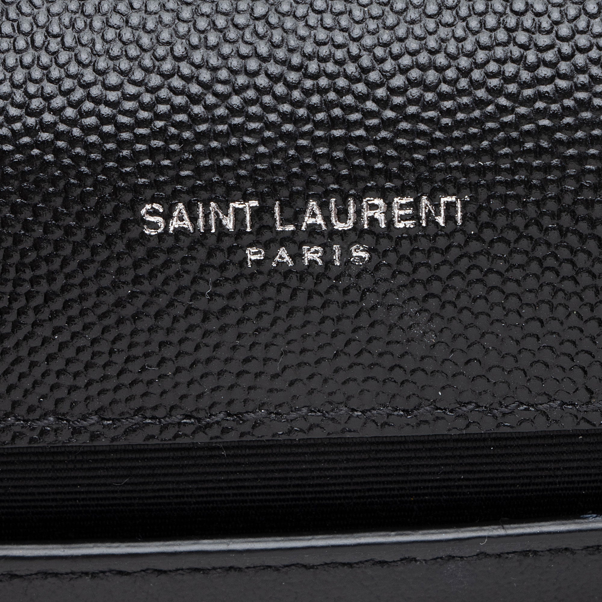 Saint Laurent Grain de Poudre Monogram Kate Medium Shoulder Bag (SHF-uJEVt3)