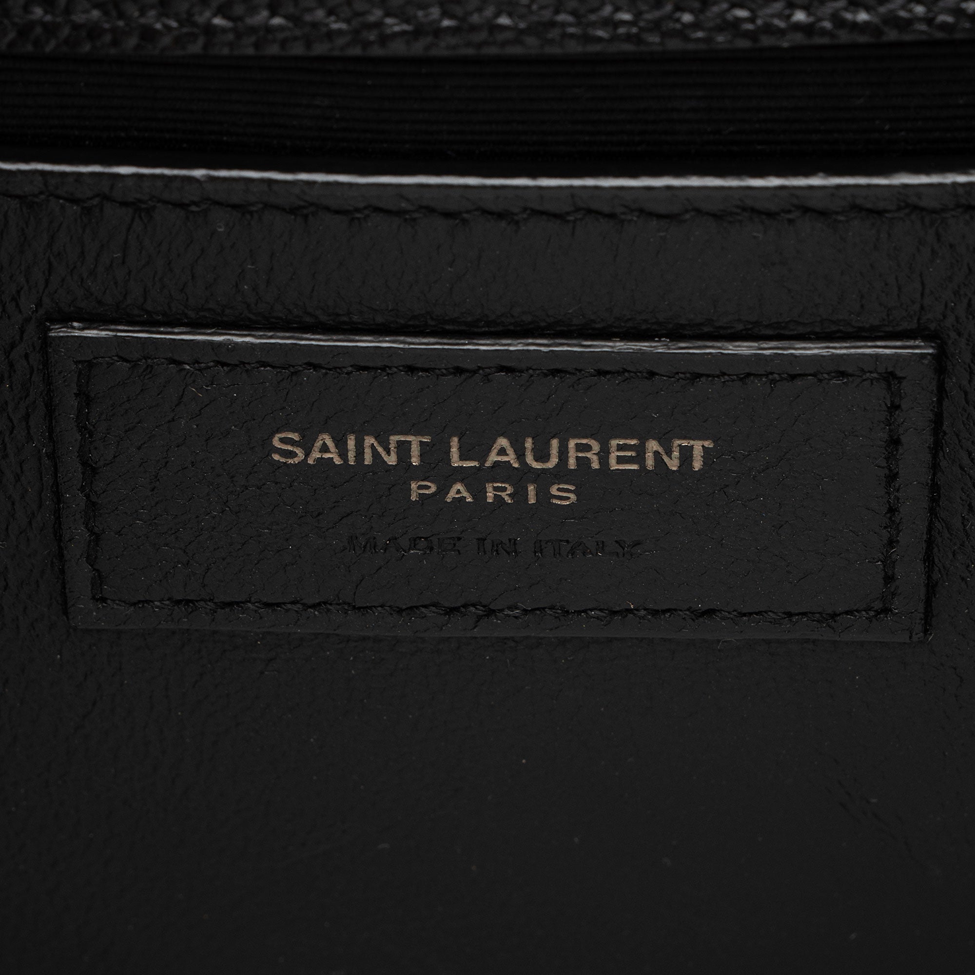 Saint Laurent Grain de Poudre Monogram Kate Medium Shoulder Bag (SHF-hzje5P)