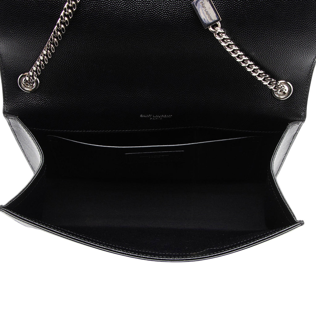 Saint Laurent Grain de Poudre Monogram Kate Medium Shoulder Bag