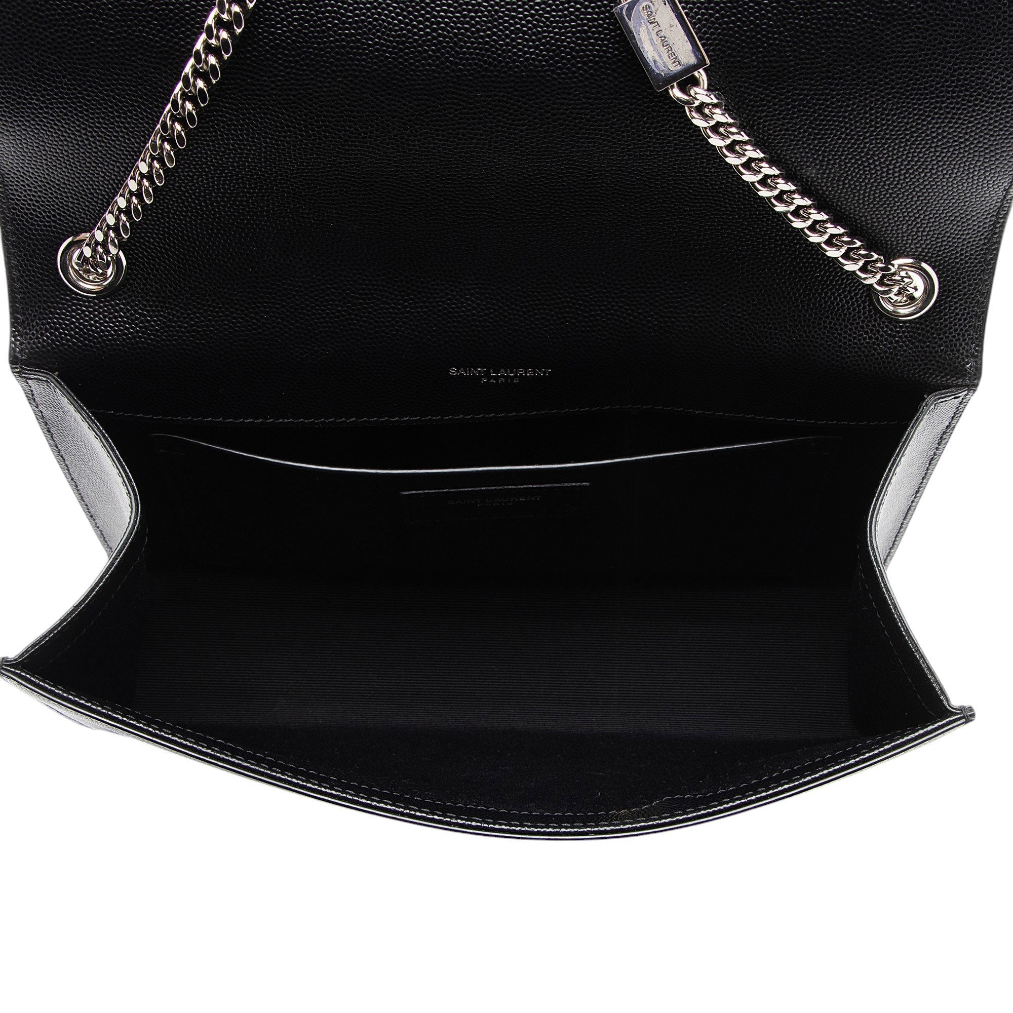 Saint Laurent Grain de Poudre Monogram Kate Medium Shoulder Bag
