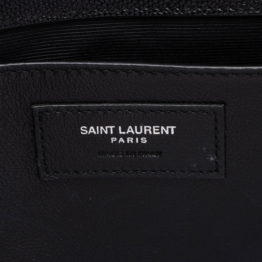 Saint Laurent Grain de Poudre Monogram Kate Medium Shoulder Bag