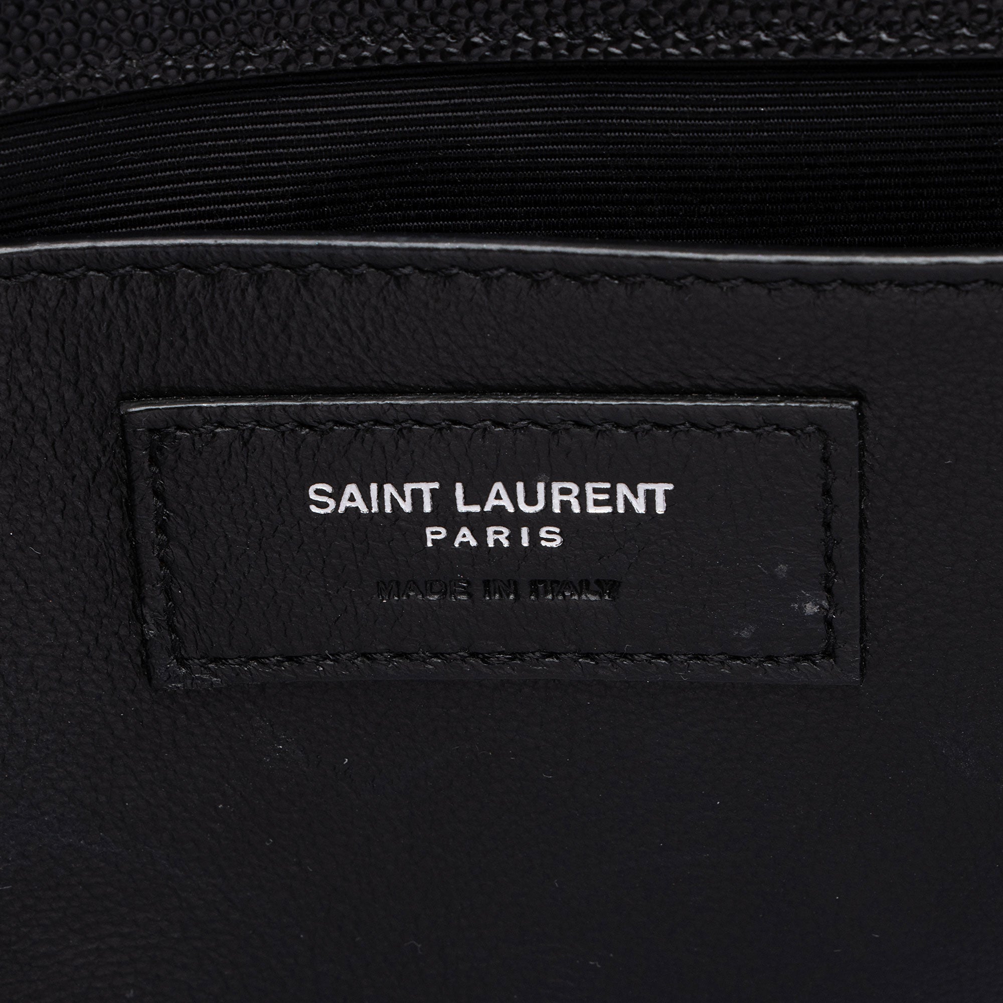 Saint Laurent Grain de Poudre Monogram Kate Medium Shoulder Bag