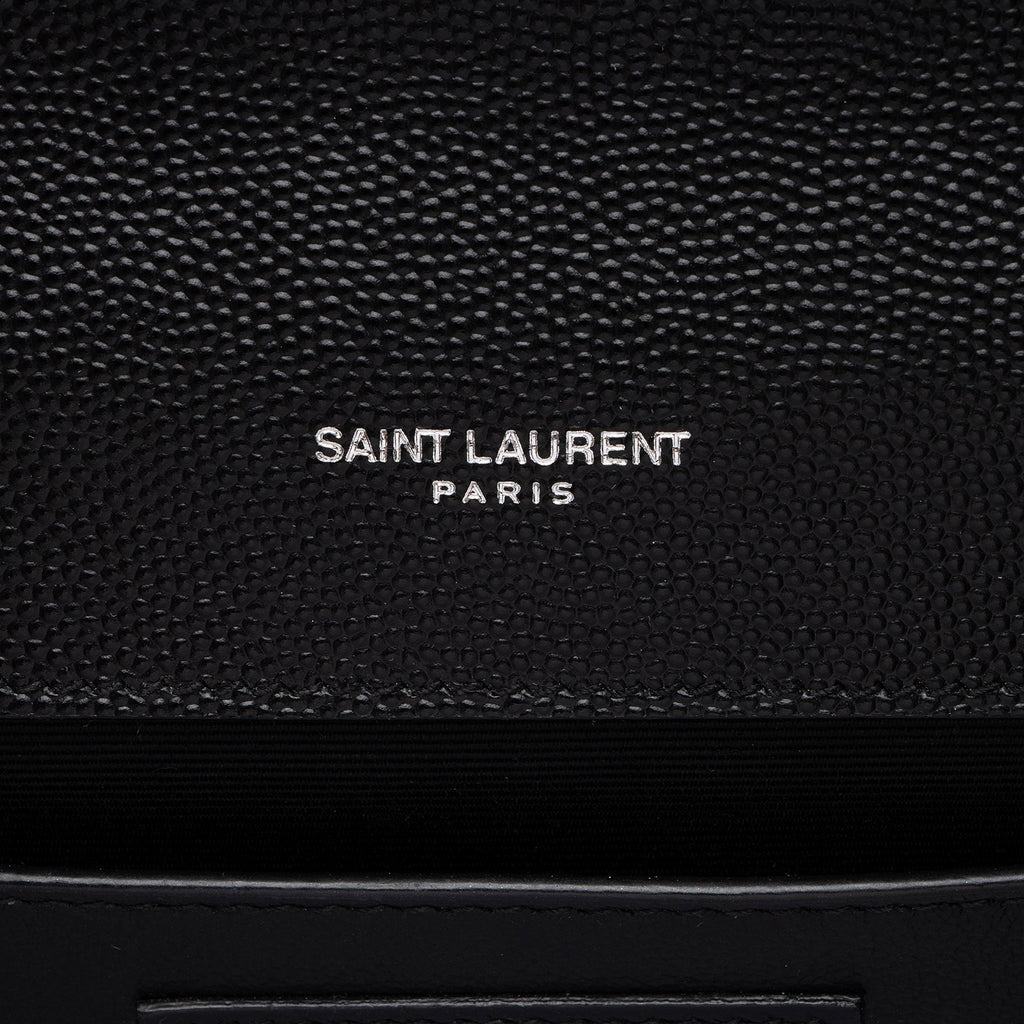 Saint Laurent Grain de Poudre Monogram Kate Medium Shoulder Bag