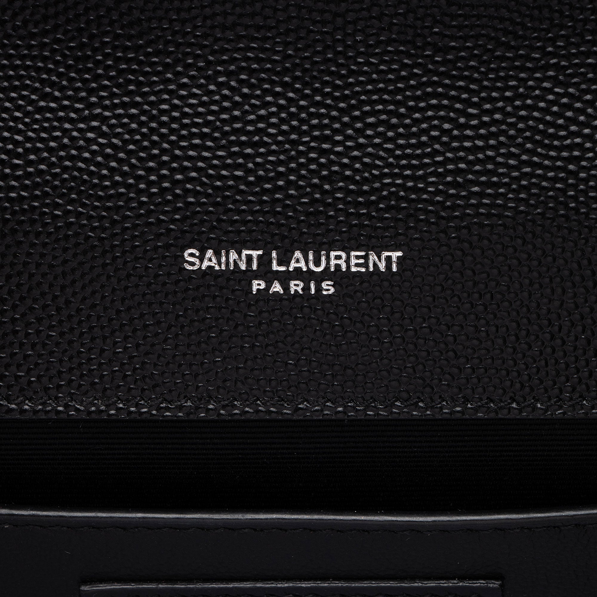 Saint Laurent Grain de Poudre Monogram Kate Medium Shoulder Bag