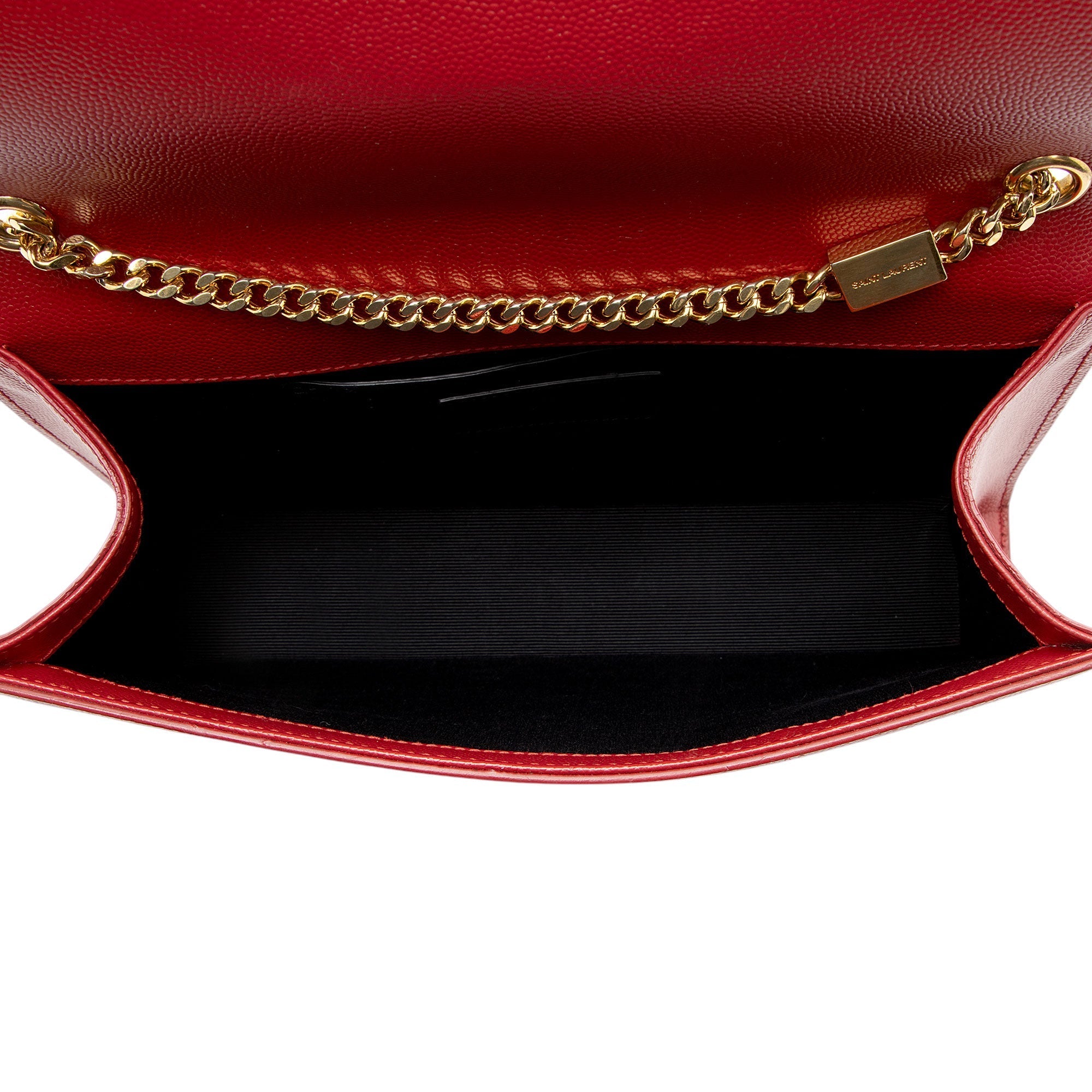 Saint Laurent Grain de Poudre Monogram Kate Medium Shoulder Bag
