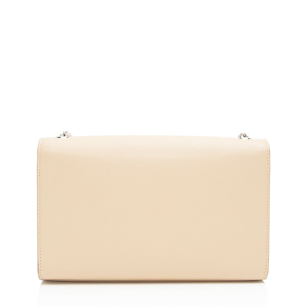 Saint Laurent Grain de Poudre Monogram Kate Medium Shoulder Bag