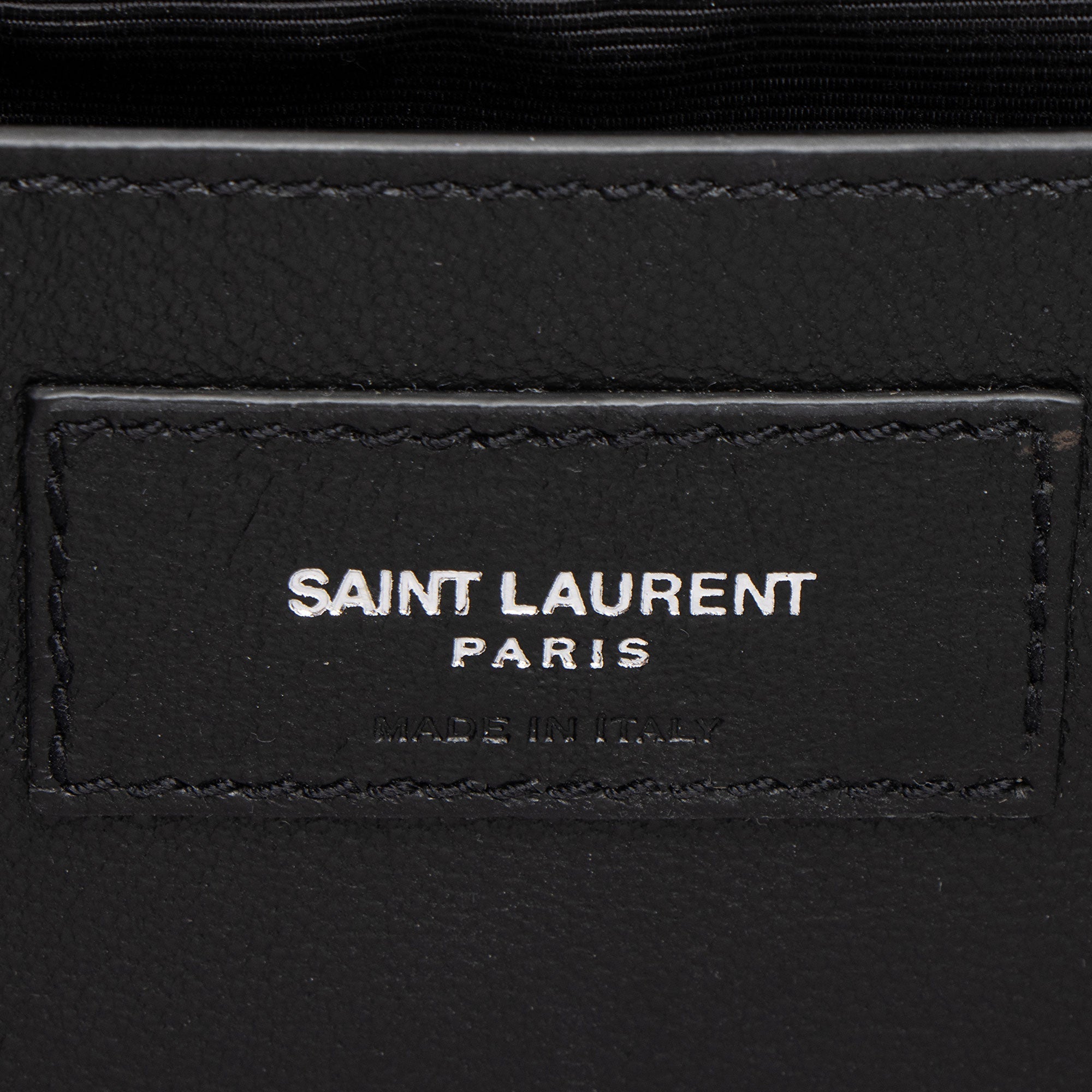 Saint Laurent Grain de Poudre Monogram Kate Medium Shoulder Bag