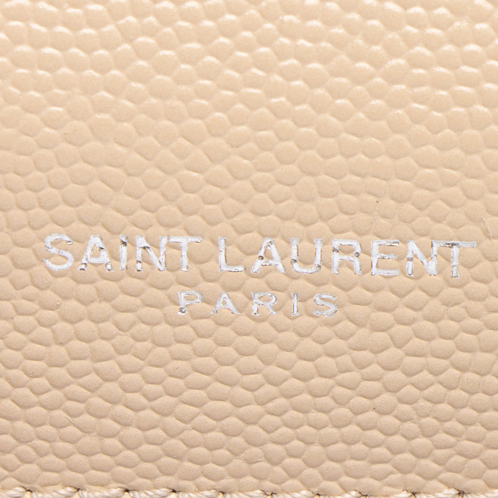 Saint Laurent Grain de Poudre Monogram Kate Medium Shoulder Bag