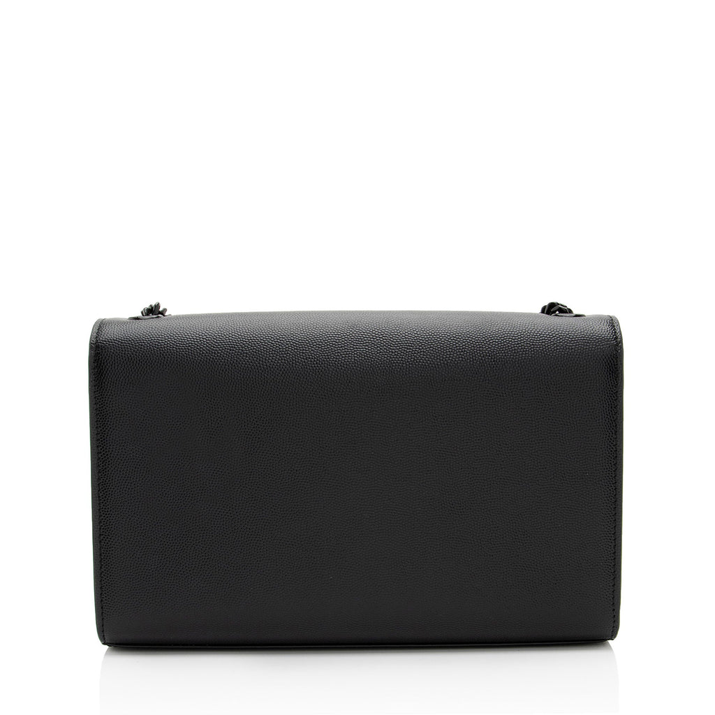 Saint Laurent Grain de Poudre Monogram Kate Medium Shoulder Bag