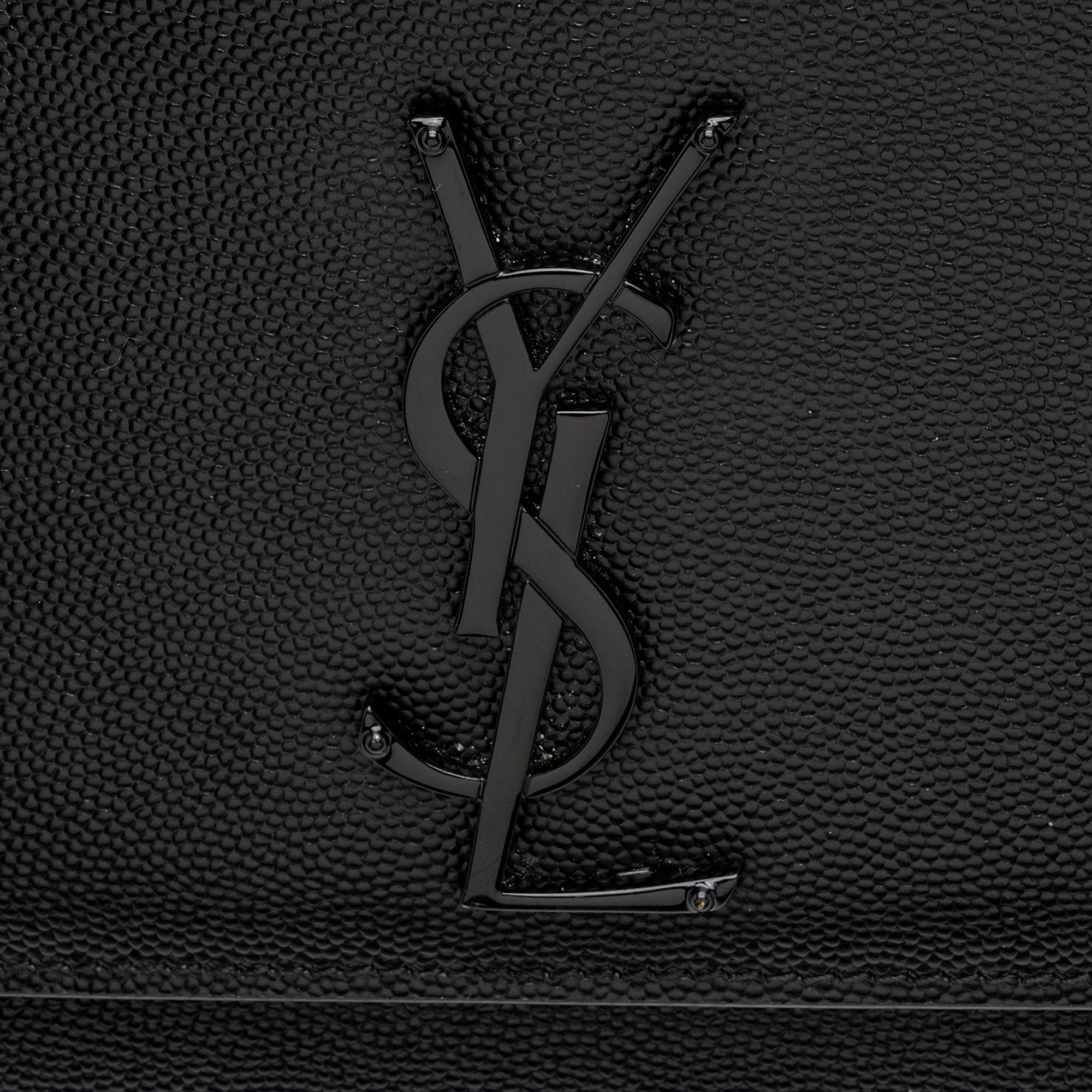 Saint Laurent Grain de Poudre Monogram Kate Medium Shoulder Bag