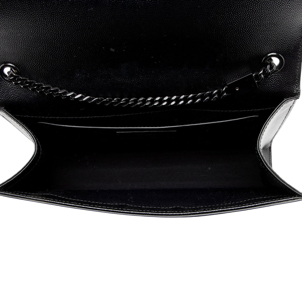 Saint Laurent Grain de Poudre Monogram Kate Medium Shoulder Bag