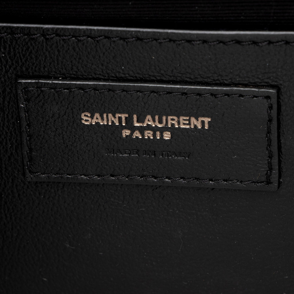 Saint Laurent Grain de Poudre Monogram Kate Medium Shoulder Bag