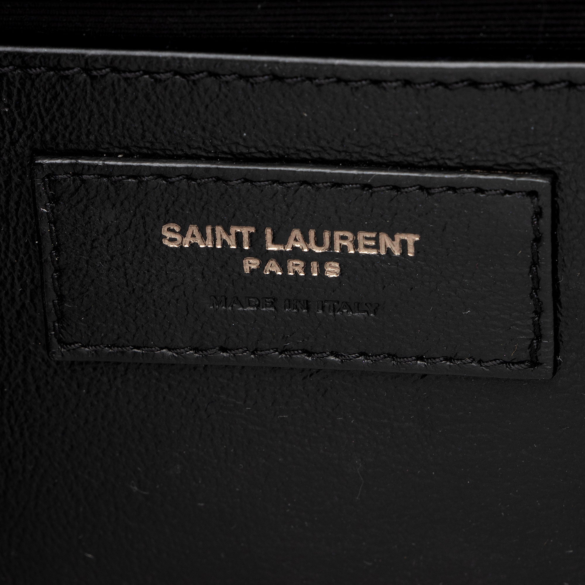 Saint Laurent Grain de Poudre Monogram Kate Medium Shoulder Bag