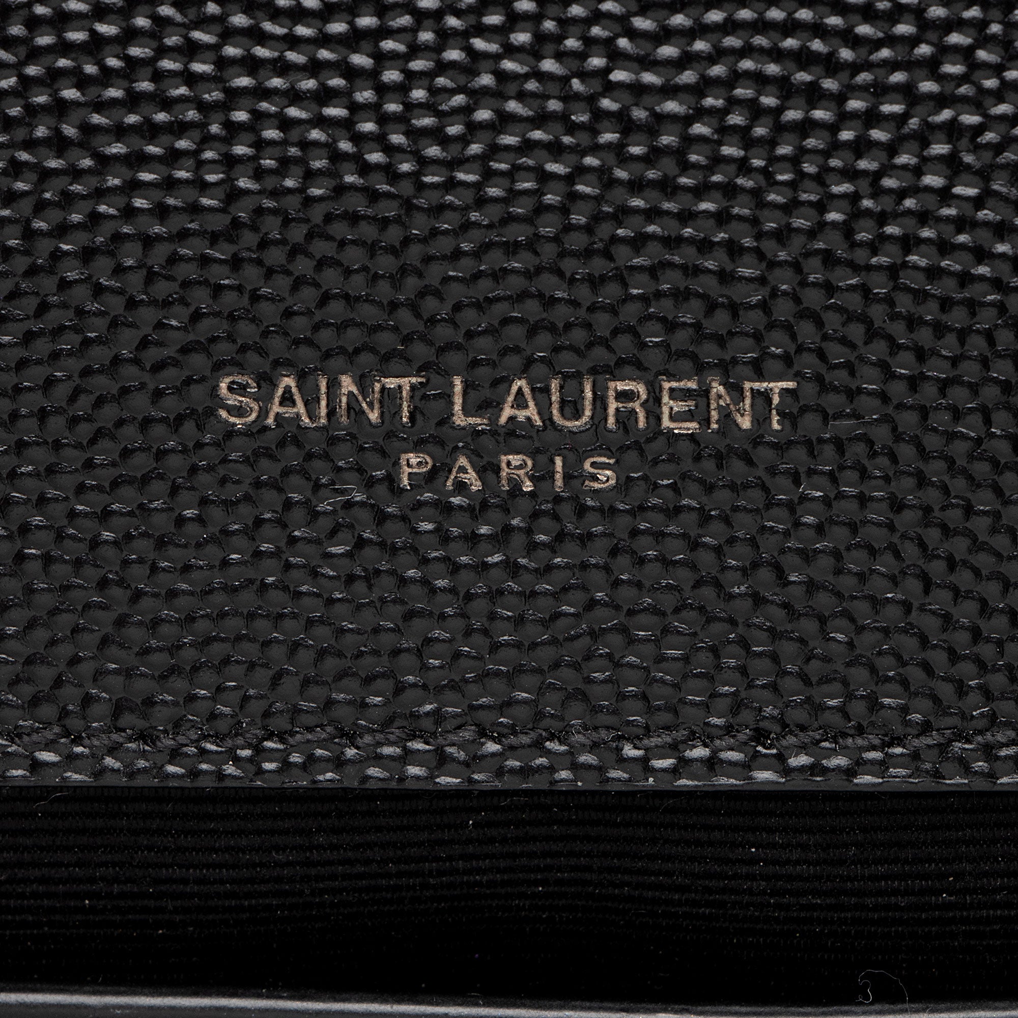 Saint Laurent Grain de Poudre Monogram Kate Medium Shoulder Bag