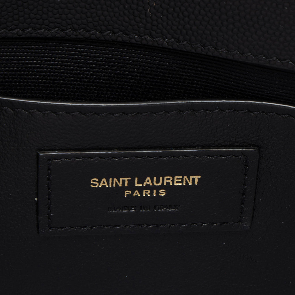 Saint Laurent Grain de Poudre Monogram Kate Medium Shoulder Bag