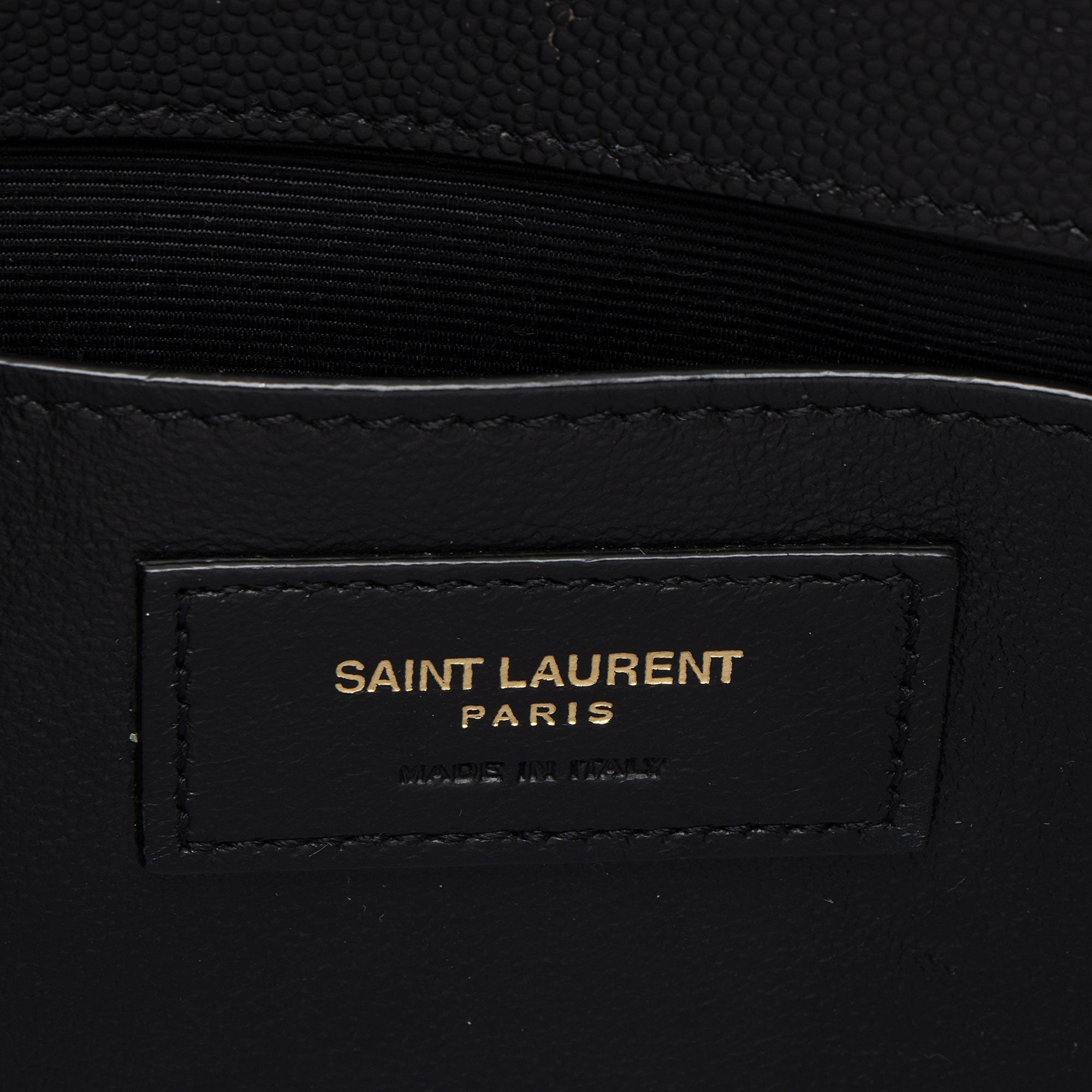 Saint Laurent Grain de Poudre Monogram Kate Medium Shoulder Bag