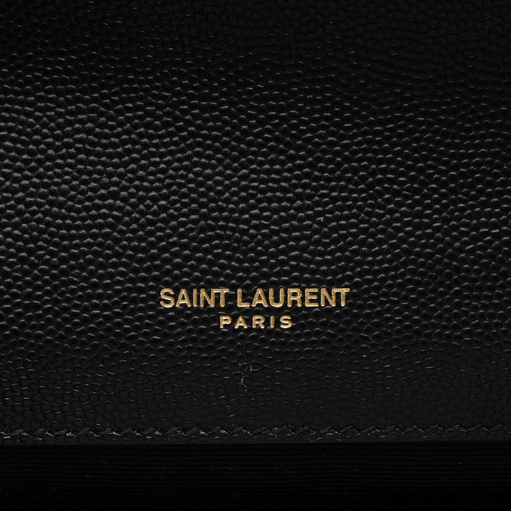 Saint Laurent Grain de Poudre Monogram Kate Medium Shoulder Bag