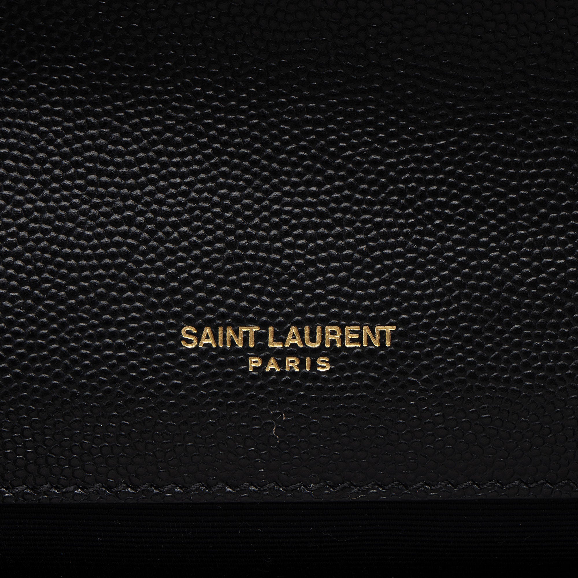 Saint Laurent Grain de Poudre Monogram Kate Medium Shoulder Bag