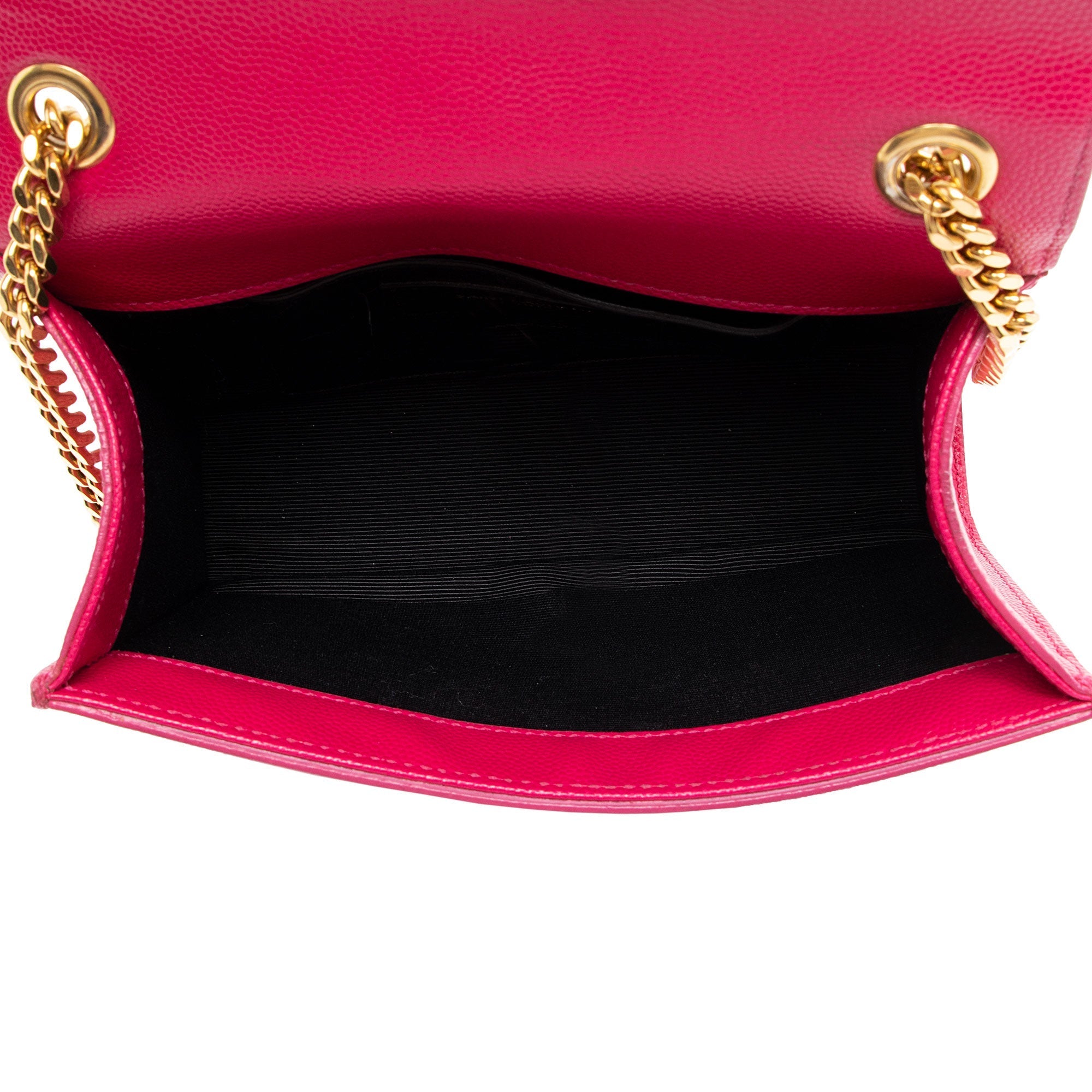 Saint Laurent Grain de Poudre Monogram Kate Small Crossbody Bag (SHF-ip71h6)