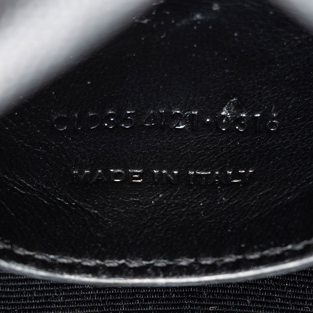 Saint Laurent Grain de Poudre Monogram Kate Small Crossbody (SHF-OyCuxP)