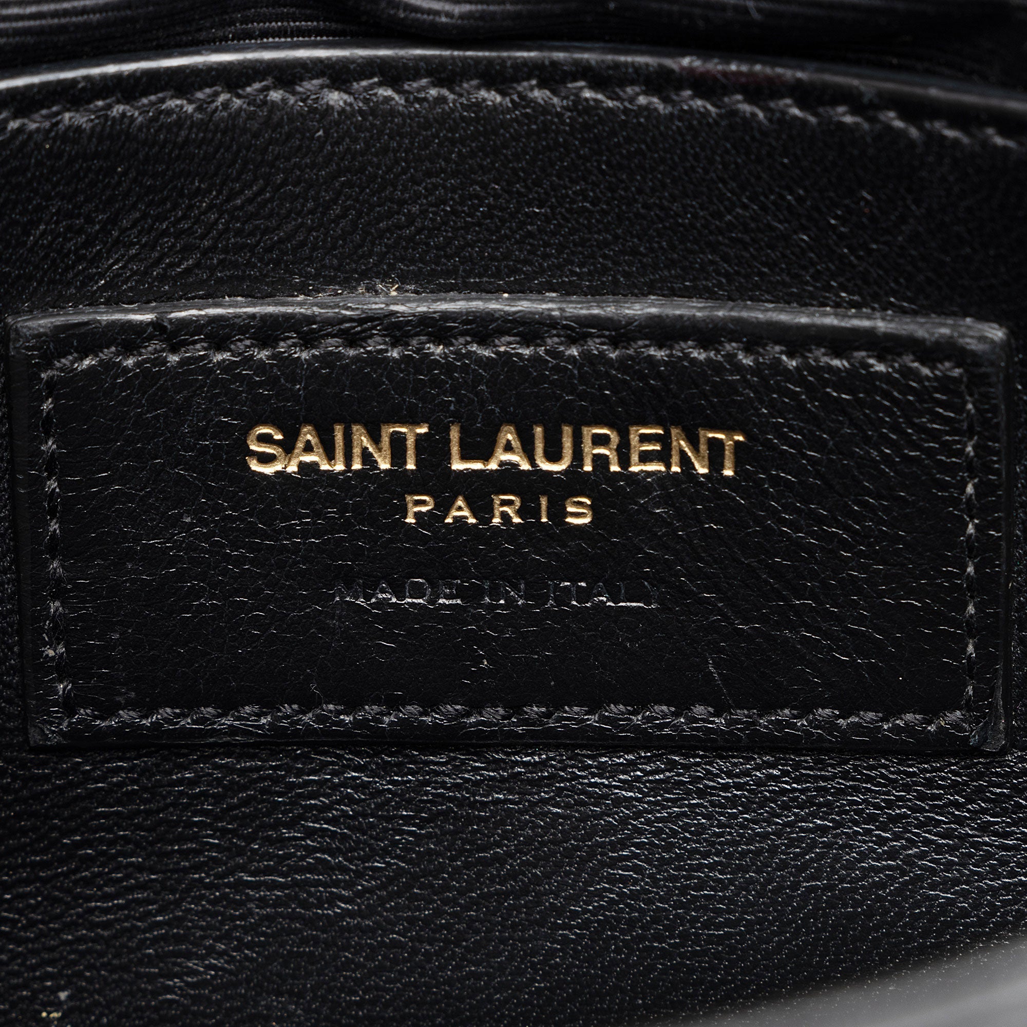 Saint Laurent Grain de Poudre Monogram Kate Small Crossbody (SHF-OyCuxP)