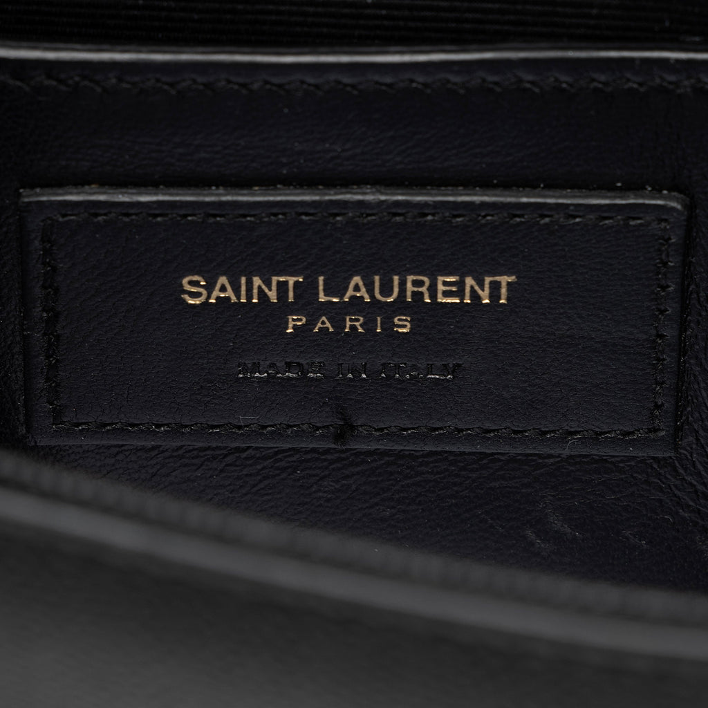 Saint Laurent Grain de Poudre Monogram Kate Small Crossbody (SHF-C8kcKX)