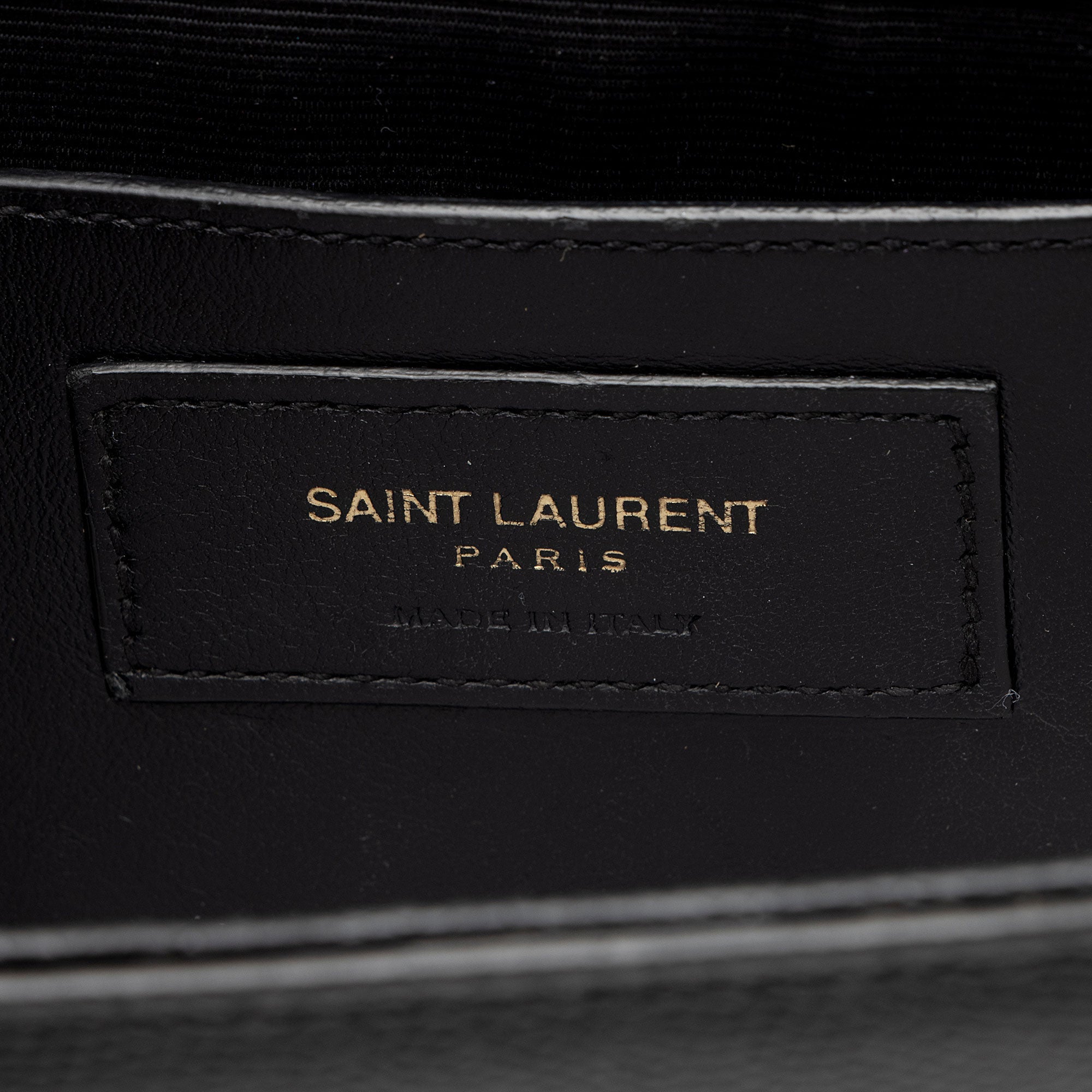 Saint Laurent Grain de Poudre Monogram Kate Small Crossbody (SHF-Ky2Gwi)