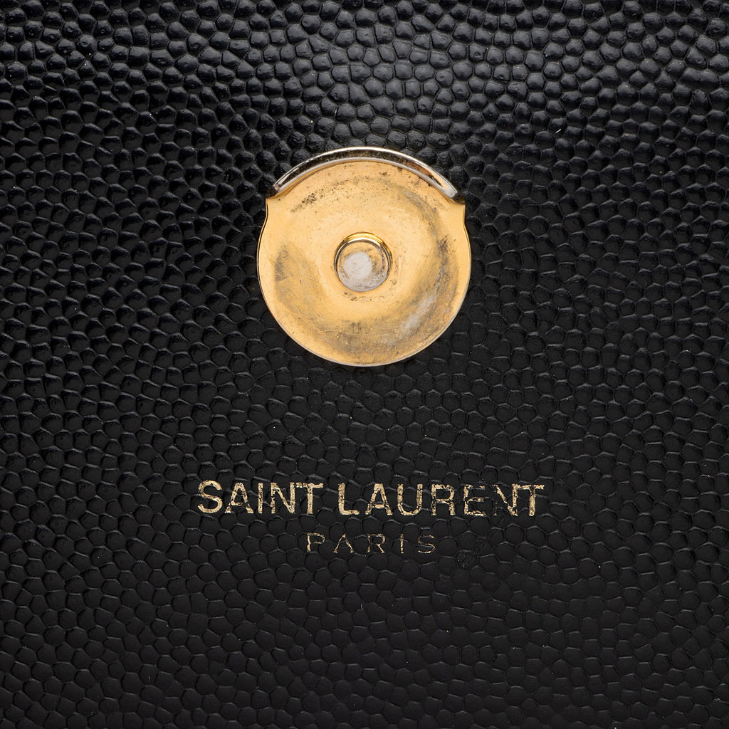 Saint Laurent Grain de Poudre Monogram Kate Small Crossbody (SHF-Ky2Gwi)