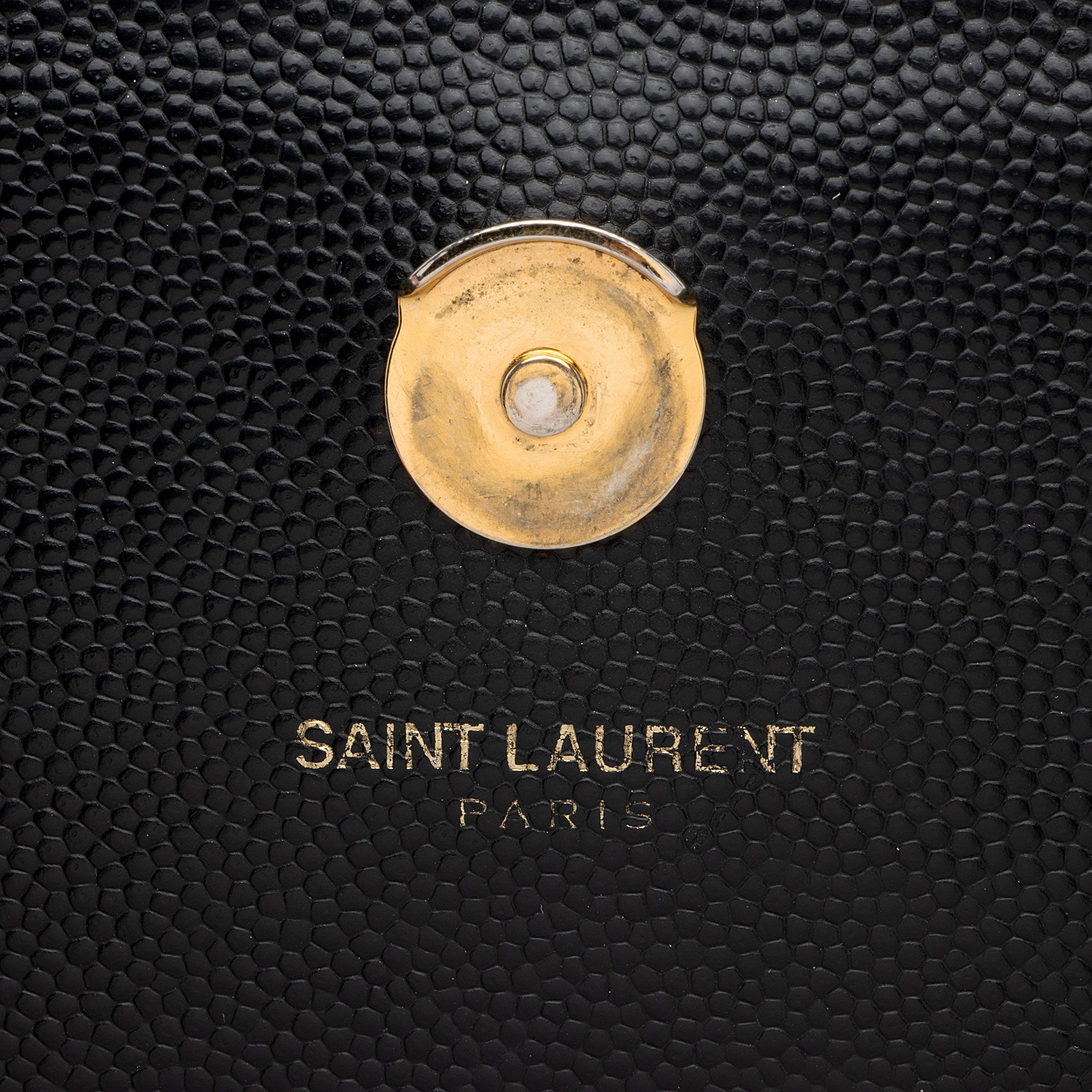 Saint Laurent Grain de Poudre Monogram Kate Small Crossbody (SHF-Ky2Gwi)